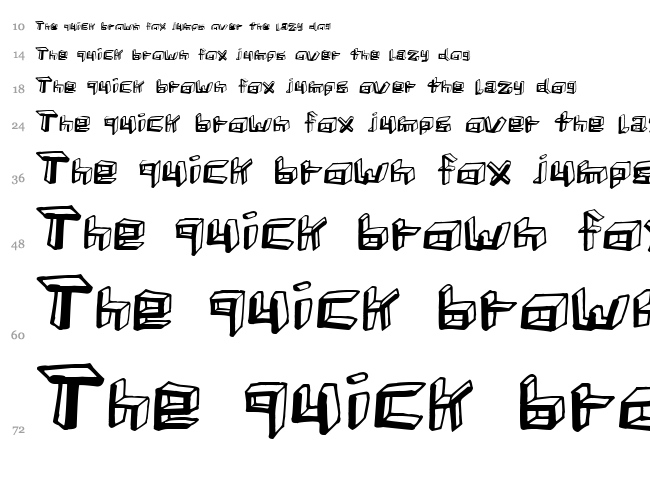Sleeping in Lecture font waterfall